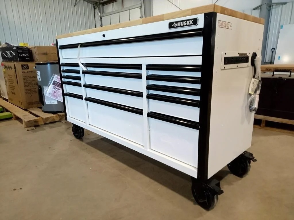 Husky 61" 15-Drawer HD Mobile Workbench photo